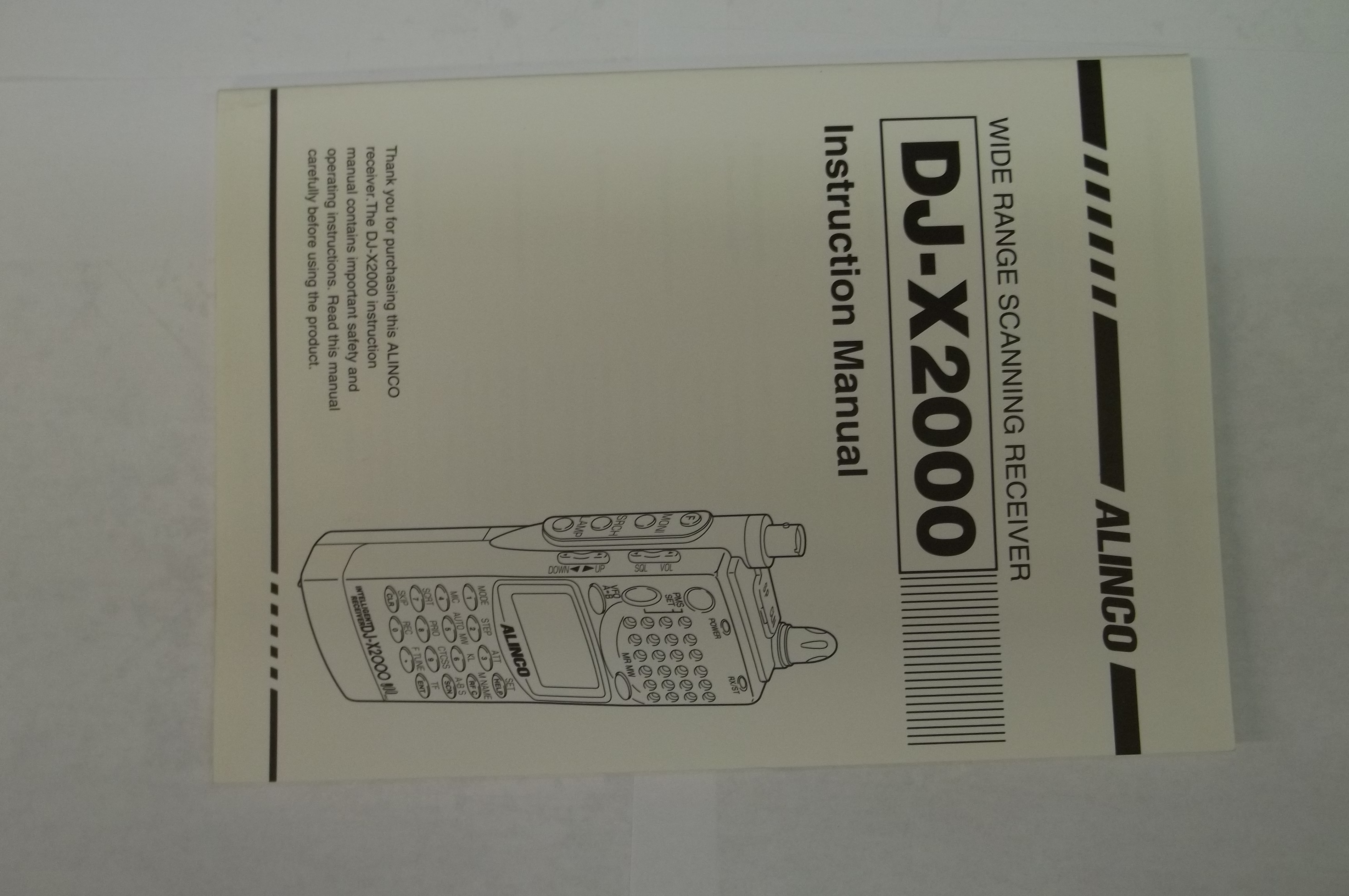 ALINCO DJX2000TOM