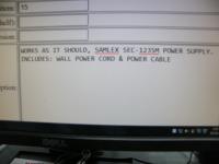 SAMLEX SEC1235M Used